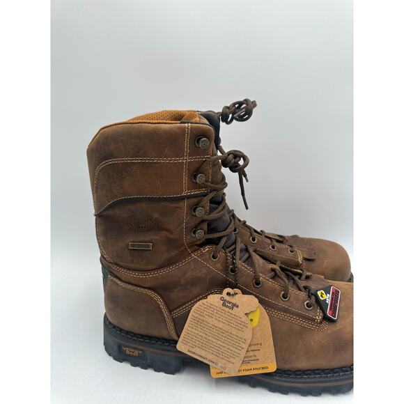 Georgia Boot Logger NEW Men's Color Brown US Size 14 - Picture 3 of 9